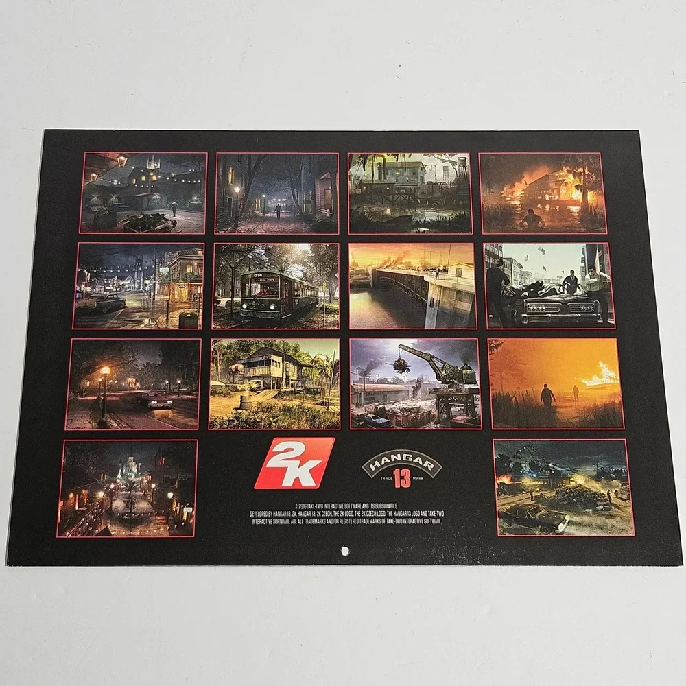 Mafia III Collector's Edition Strategy Guide Hardcover Prima Games with Calendar